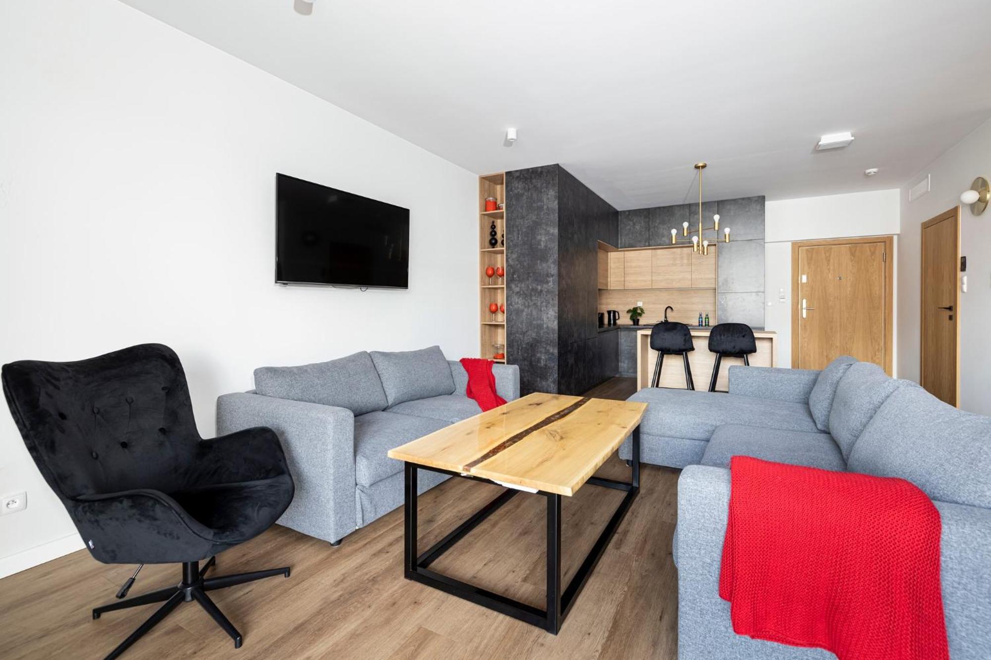 Rent Like Home - Apartamenty W Deo Plaza Гданьск Номер фото